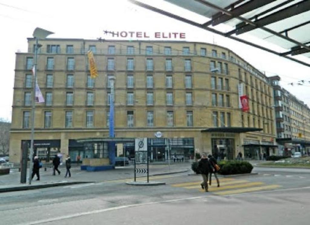 Art Déco Hotel Elite Biel Exterior foto